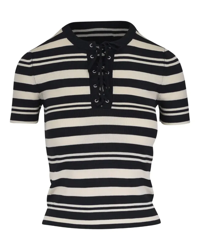 Nili Lotan Gestreiftes T-Shirt - B/I B
