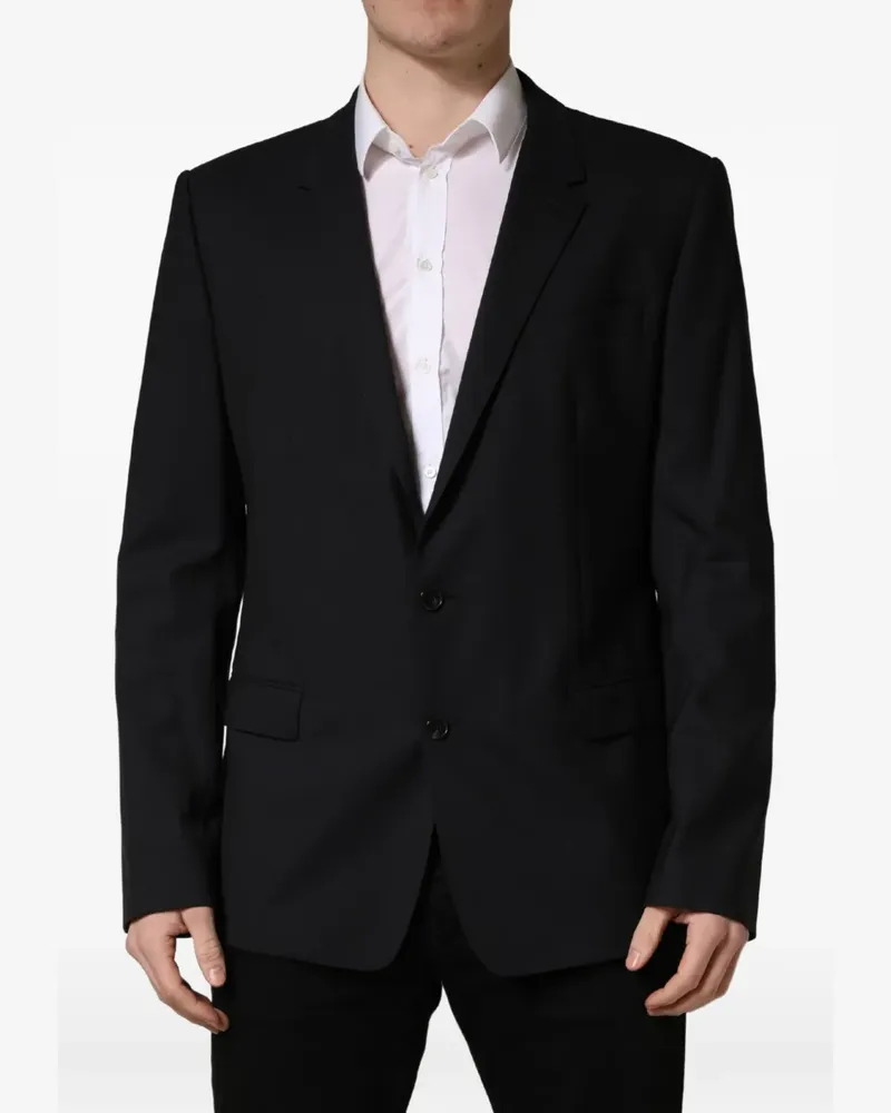 Dolce & Gabbana single-breasted two-button jacket - Blau Blau