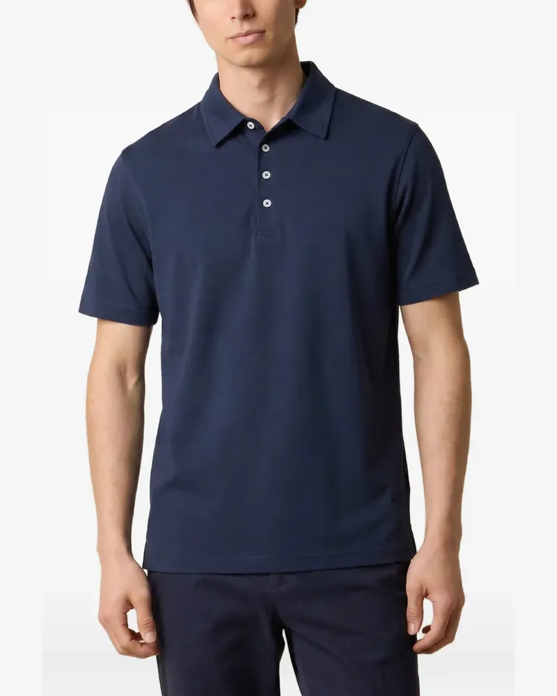 Brooks Brothers Poloshirt aus Jersey - Blau Blau