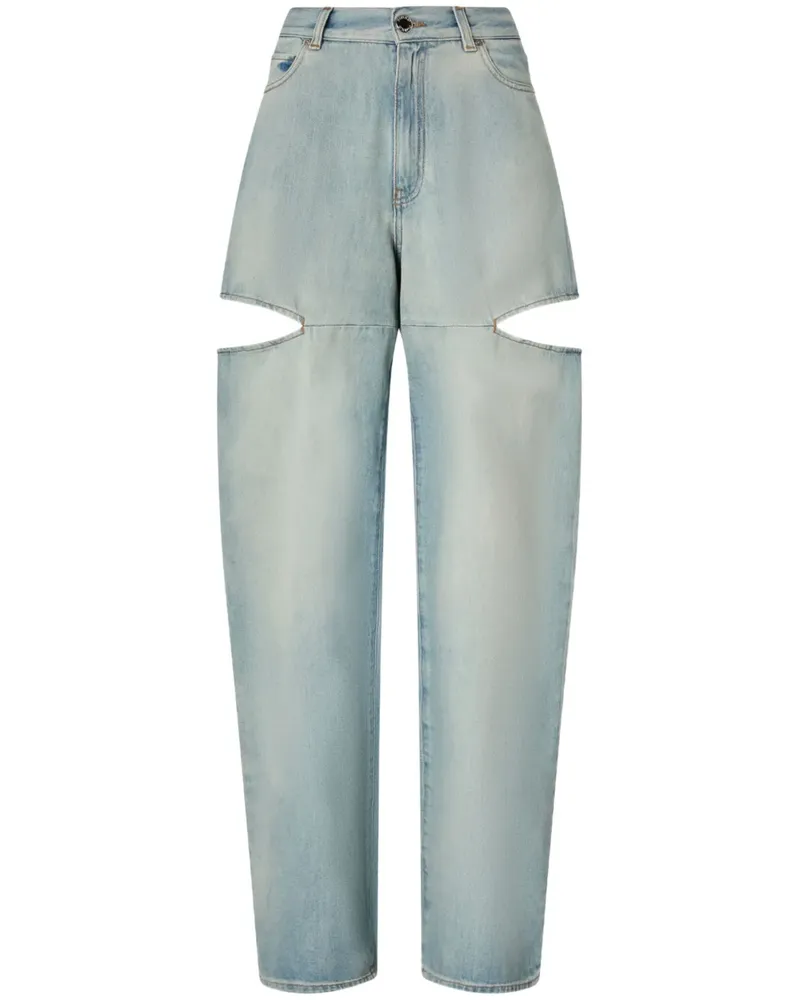 Pinko Jeans mit hohem Bund - Blau Blau