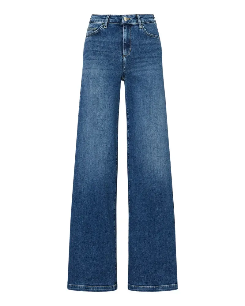 Liu Jo Schlagjeans mit hohem Bund - Blau Blau