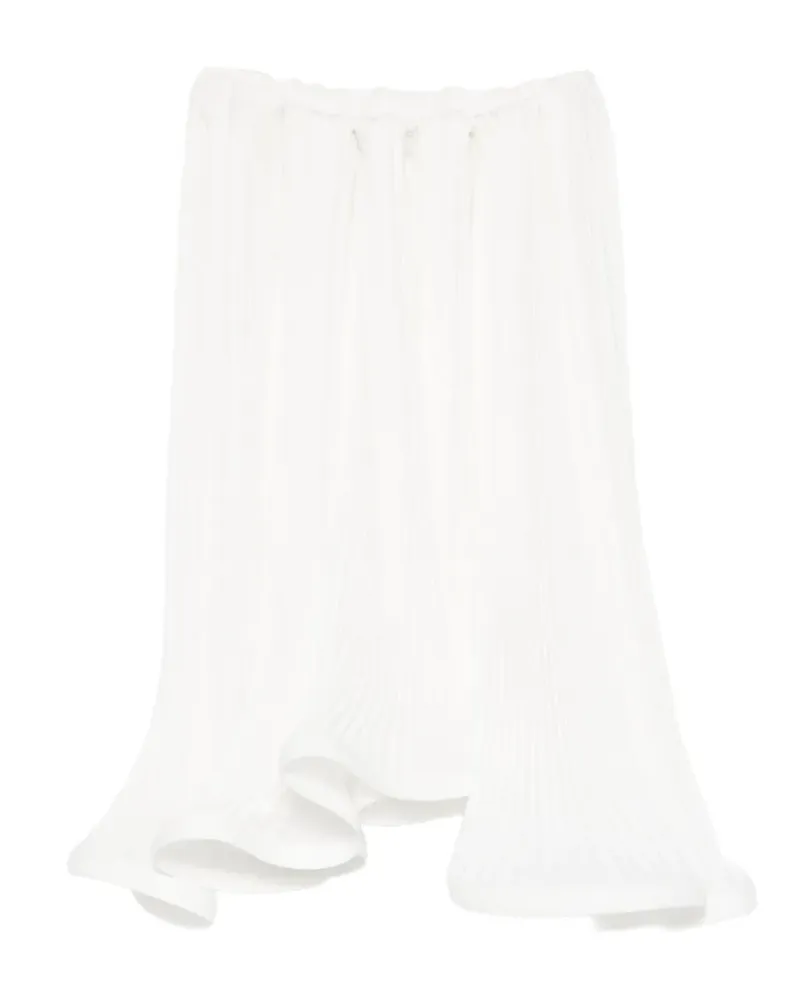 Rowen Rose pleated midi skirt - Weiß Weiß