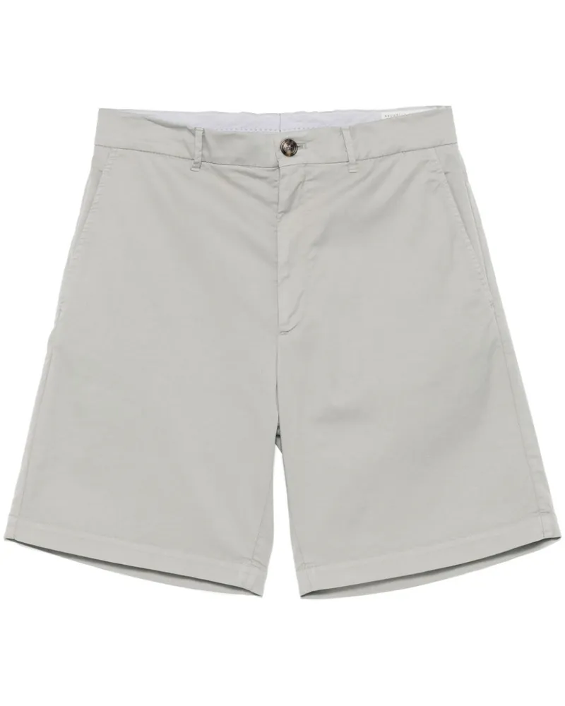 Brunello Cucinelli Chino-Shorts aus Twill - Grün Grün