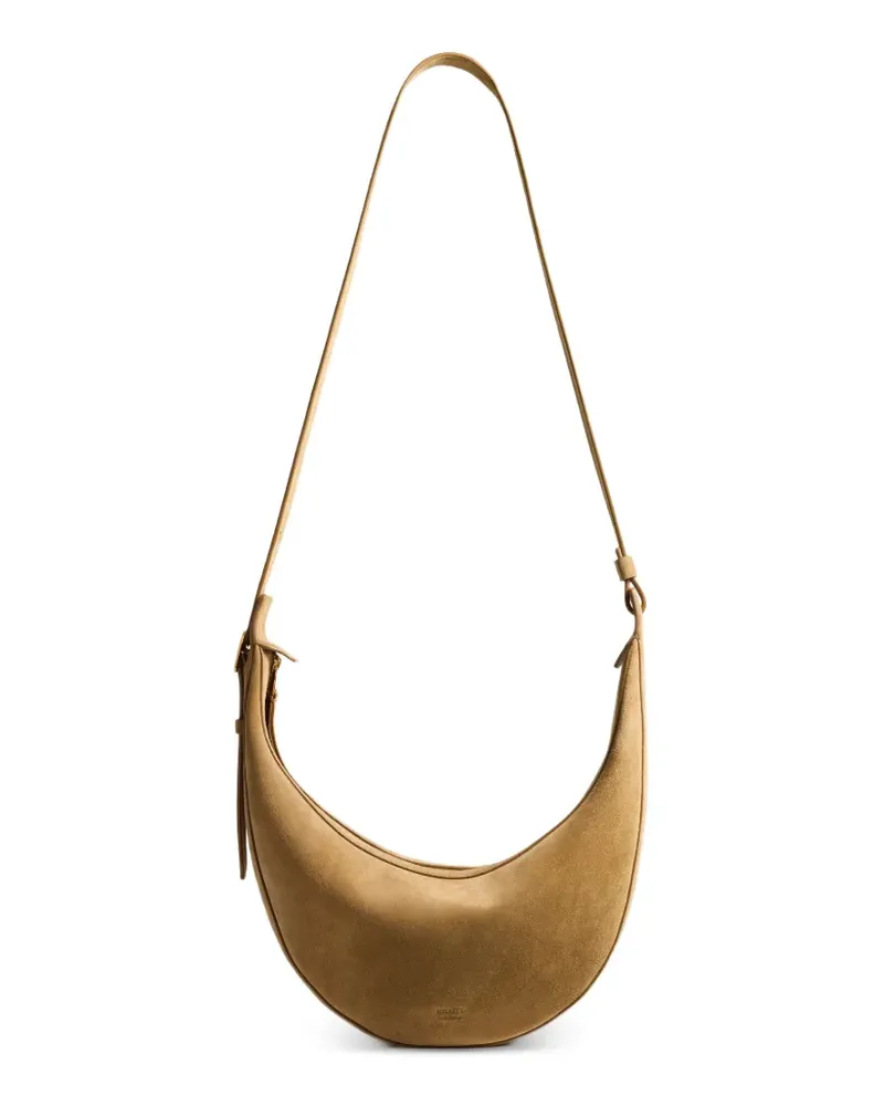 KHAITE Kleine Augustina Schultertasche mit Reißverschluss - Nude Nude