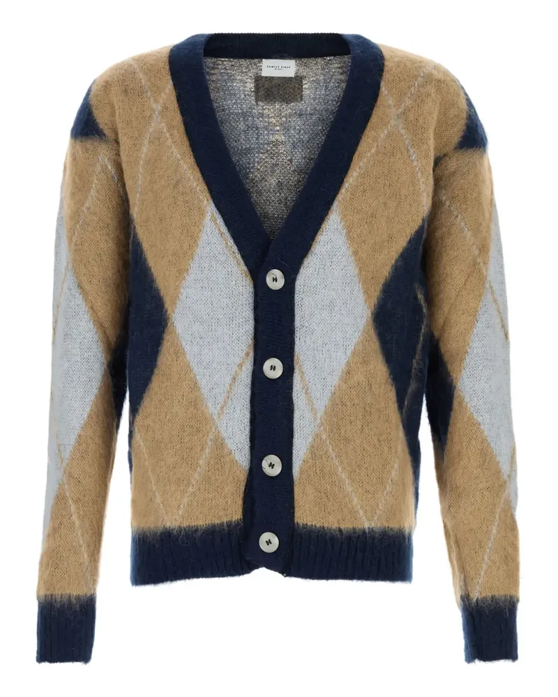 Family First Rombi Cardigan - Blau Blau