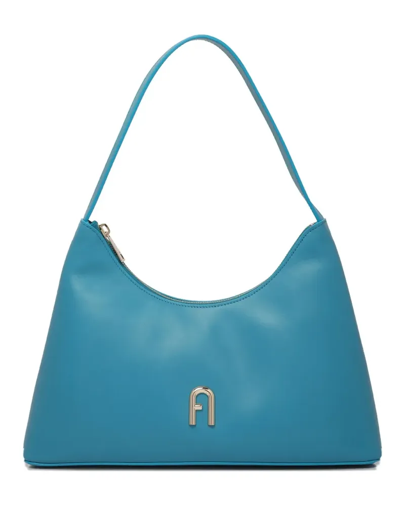 Furla Schultertasche aus Leder - Blau Blau