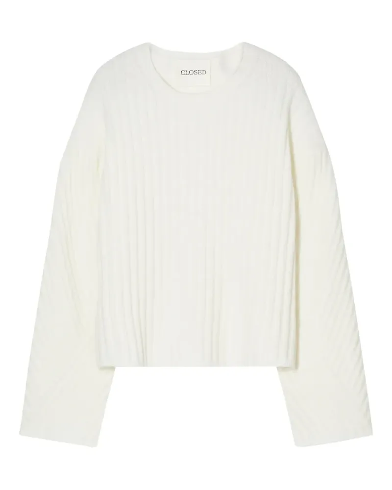 Closed Pullover mit Rundhalsausschnitt - Weiß Weiß