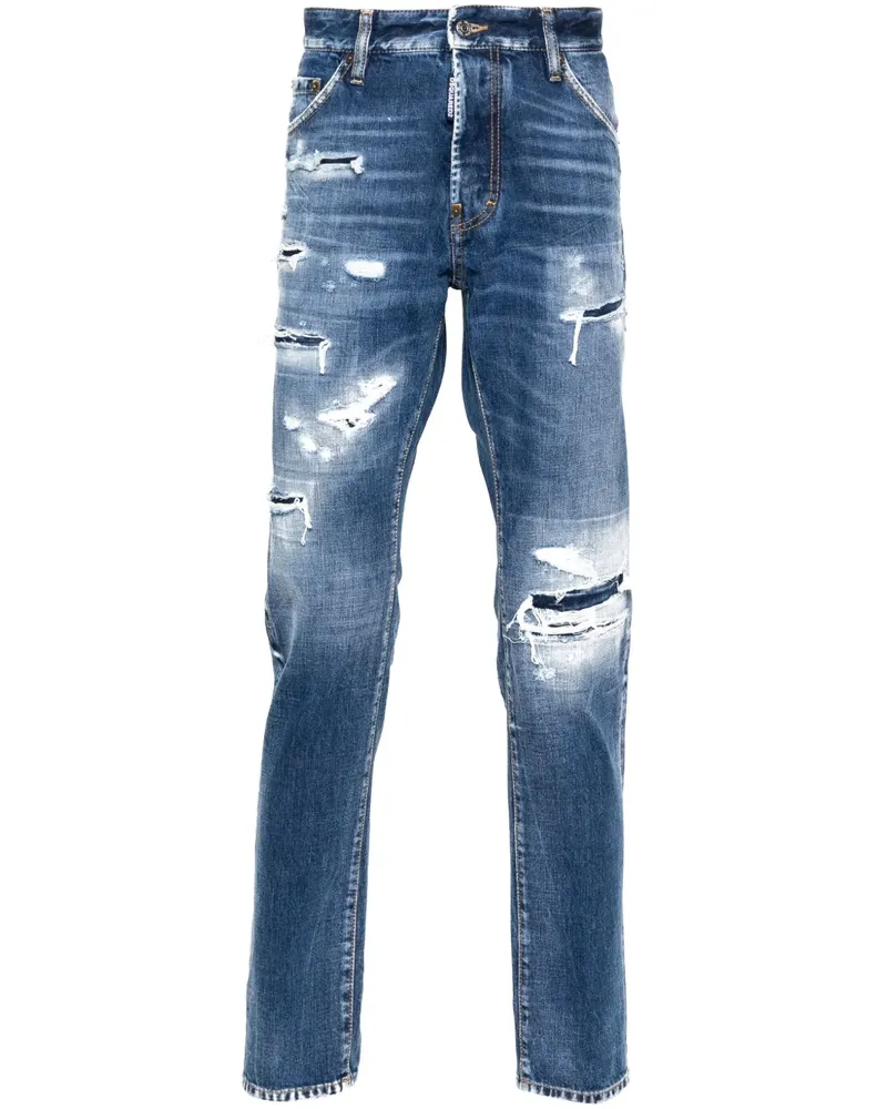 Dsquared2 Cool Guy Jeans im Distressed-Look - Blau Blau