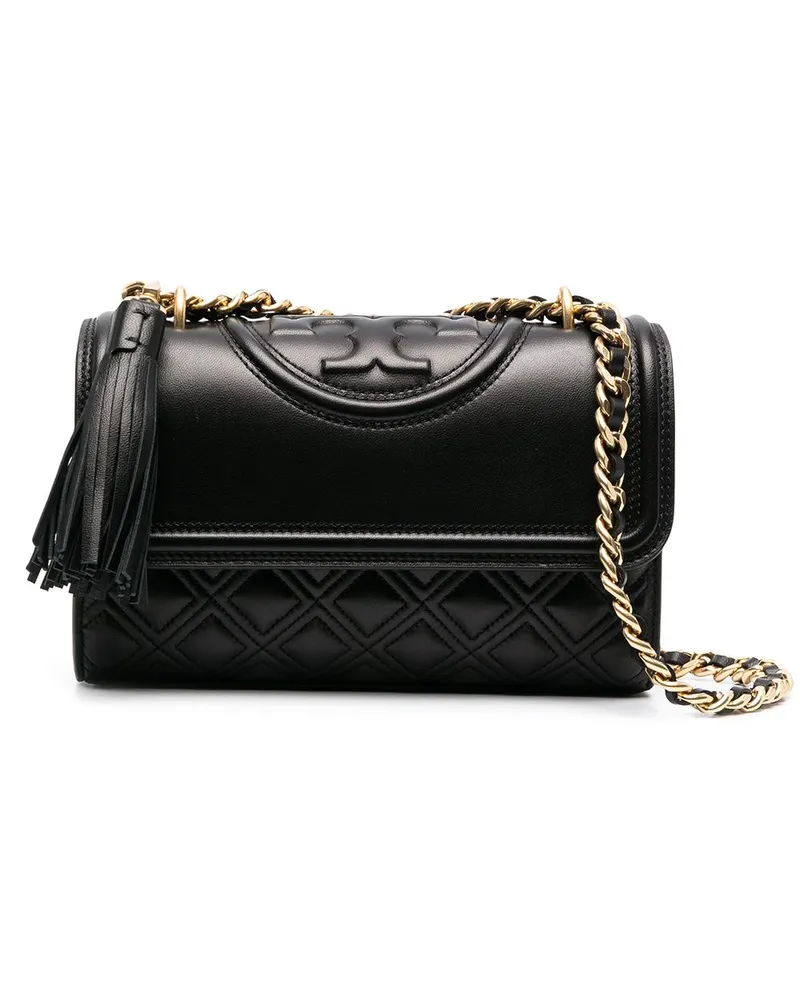 Tory Burch Wandelbare Fleming Schultertasche - Schwarz Schwarz