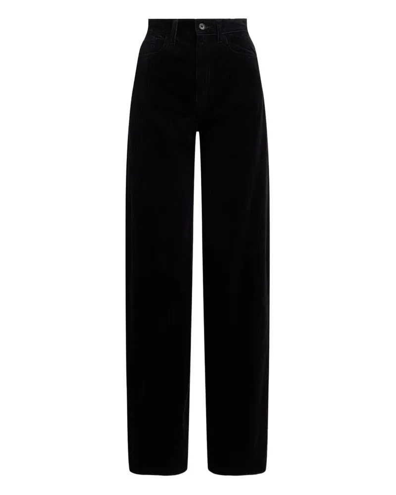 Ralph Lauren Cordhose mit weitem Bein - Schwarz Schwarz