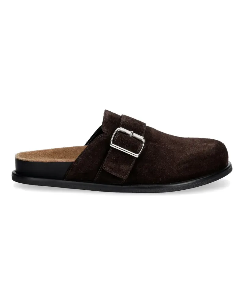 Vagabond Effie buckle-fastening suede mules - Braun Braun
