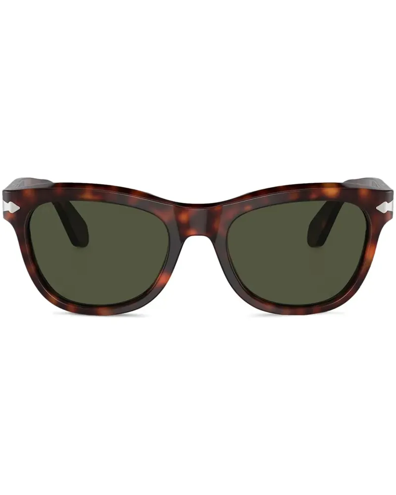 Persol Sonnenbrille mit geometrischem Gestell - Braun Braun