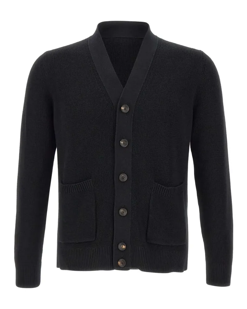 Filippo de Laurentiis V-neck cotton cardigan - Blau Blau