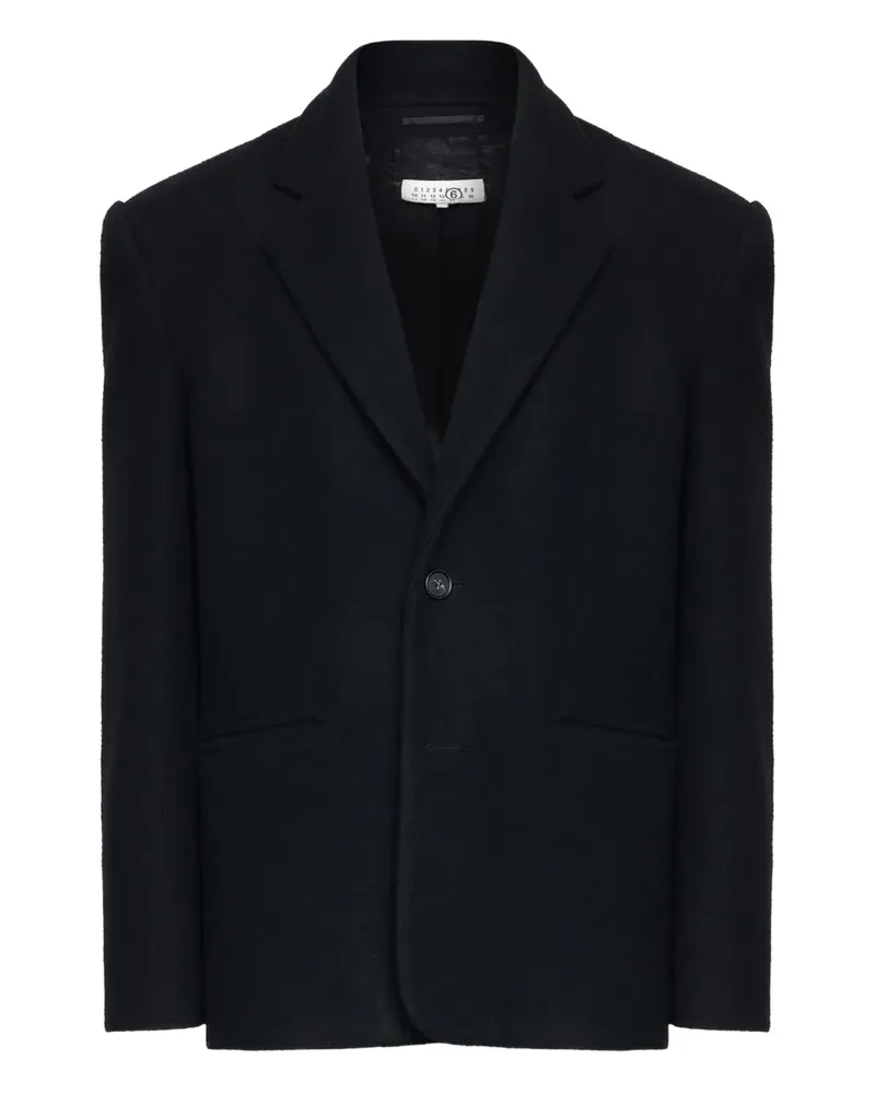 Maison Margiela Sakko mit Ellenbogen-Patch - Schwarz Schwarz