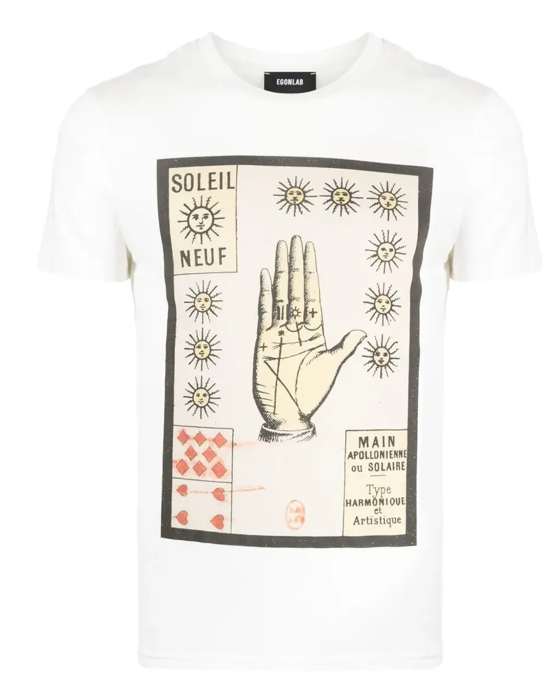 Egonlab Sun Nine T-Shirt - Weiß Weiß