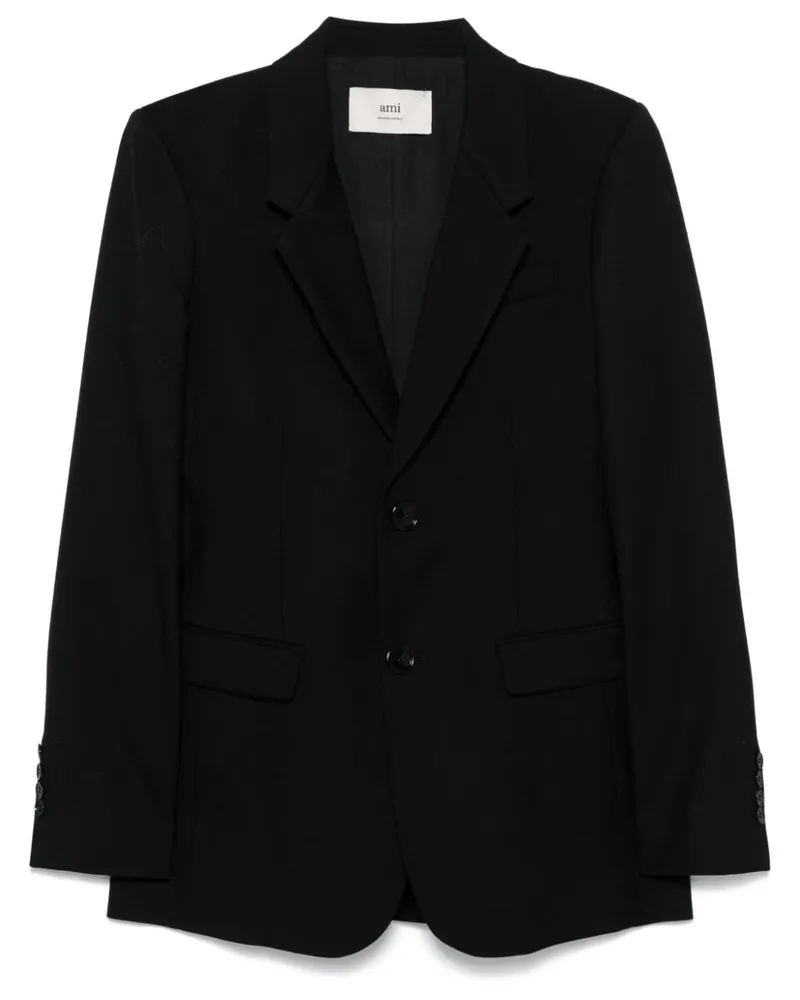 AMI Paris Klassischer Blazer - Schwarz Schwarz