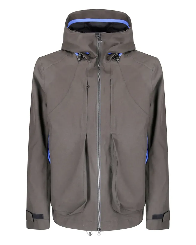 GR10K Skeleton Shell II Hoodie - Grau Grau