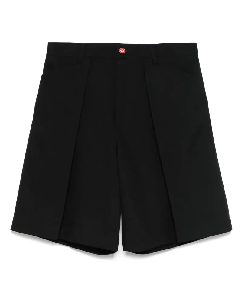 Casablanca Paris Chicano Shorts mit Falten - Schwarz Schwarz
