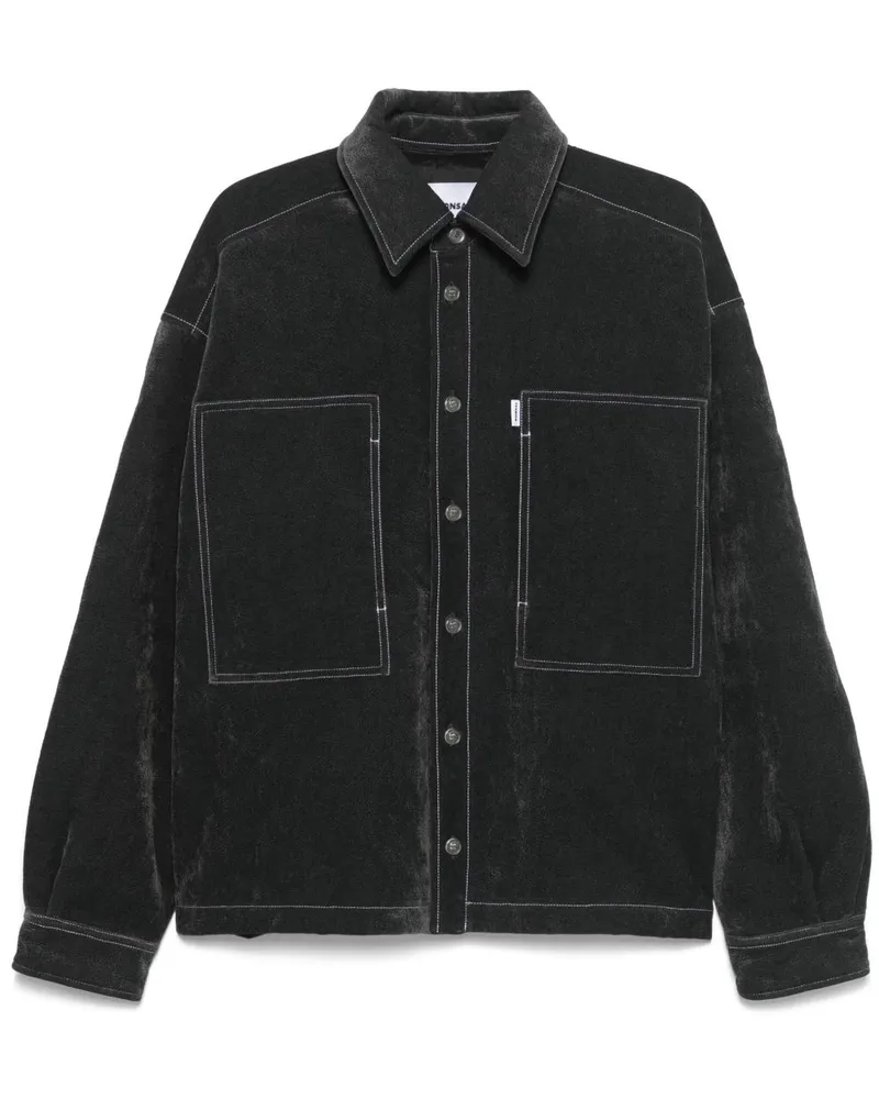 BONSAI Texturierte Jacke - Schwarz Schwarz
