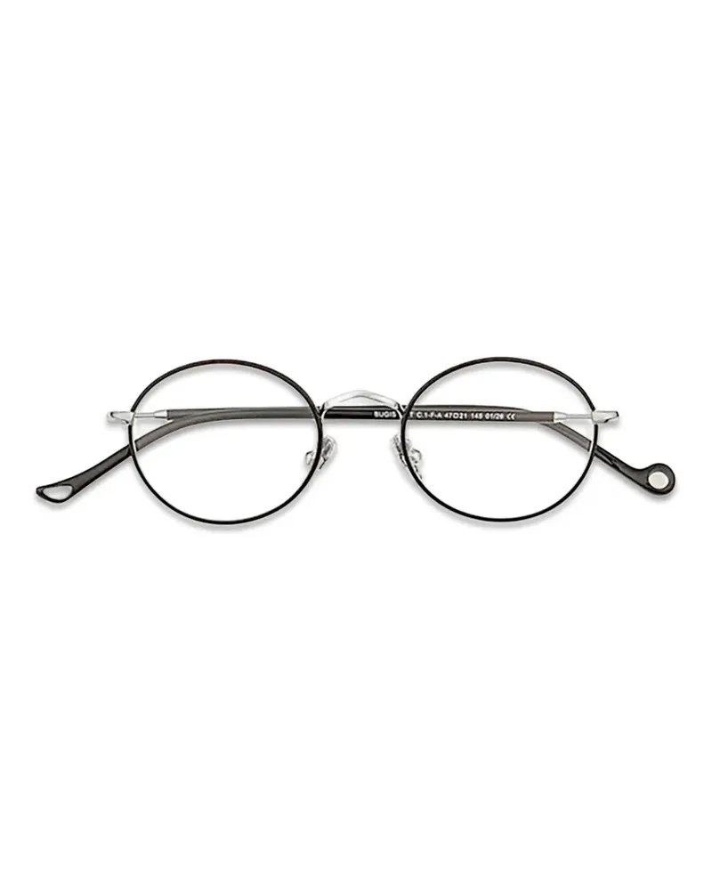 Eyepetizer Bugis Brille mit rundem Gestell - Schwarz Schwarz