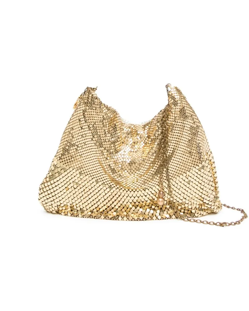 MADISON.MAISON Ana Disco Mesh-Umhängetasche - Gold Gold