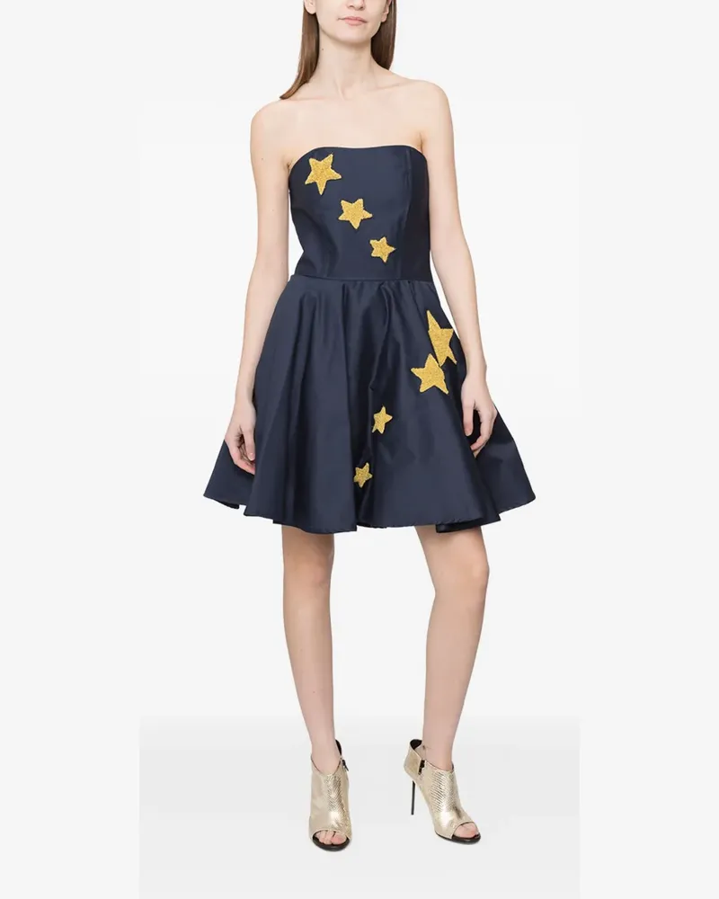 HISTORY REPEATS star strapless dress - Blau Blau