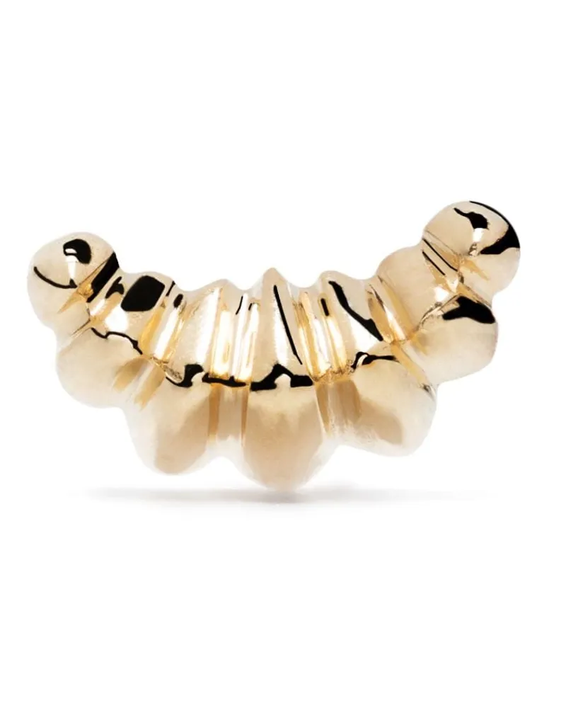 Lizzie Mandler 18kt Croissant Gelbgoldohrstecker Gold