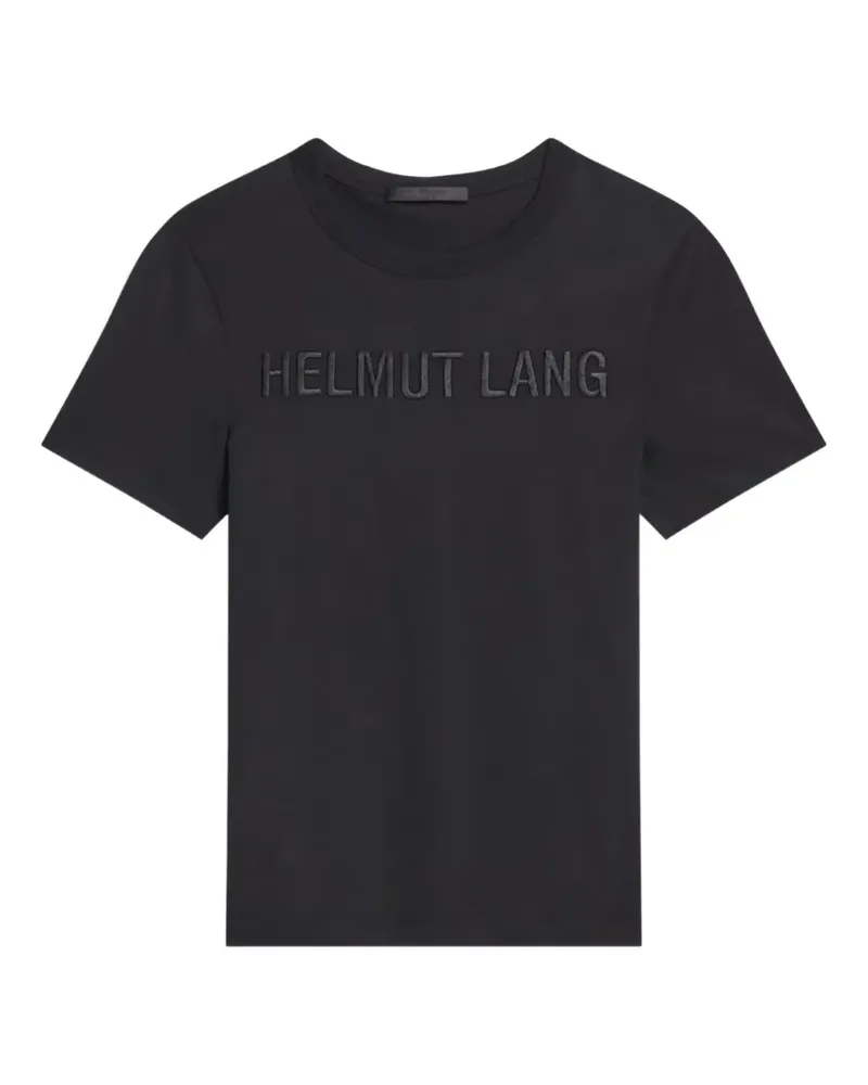 Helmut Lang logo-detail crew-neck T-shirt - Schwarz Schwarz