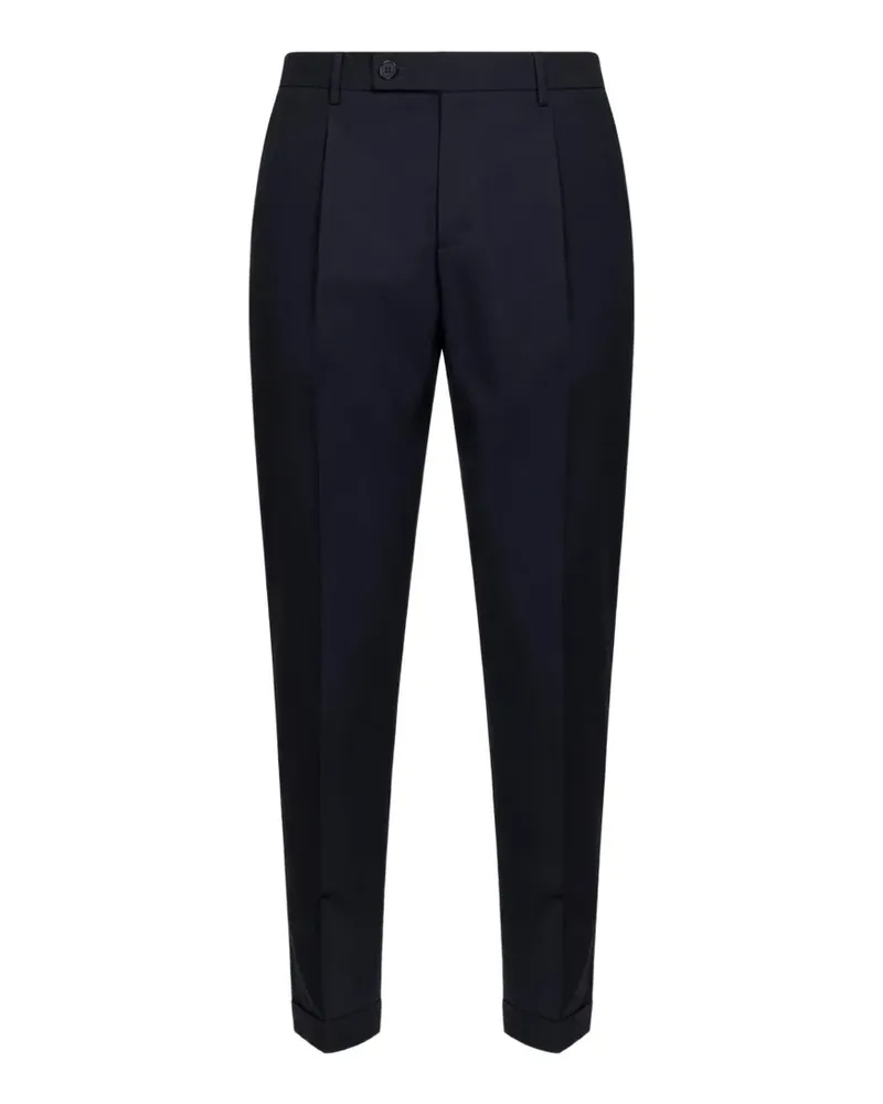 D4.0 pleat trousers - Blau Blau