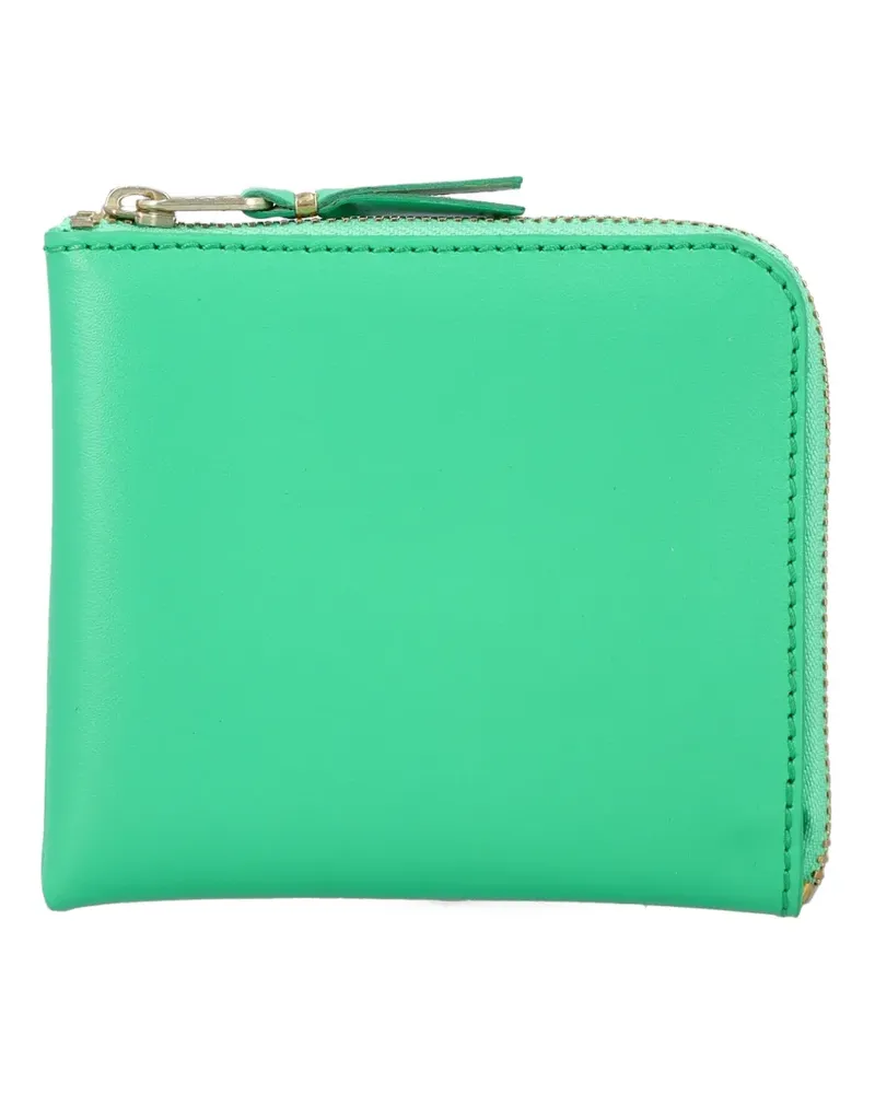 Comme des Garçons Kleines Portemonnaie mit Reißverschluss - Grün Grün