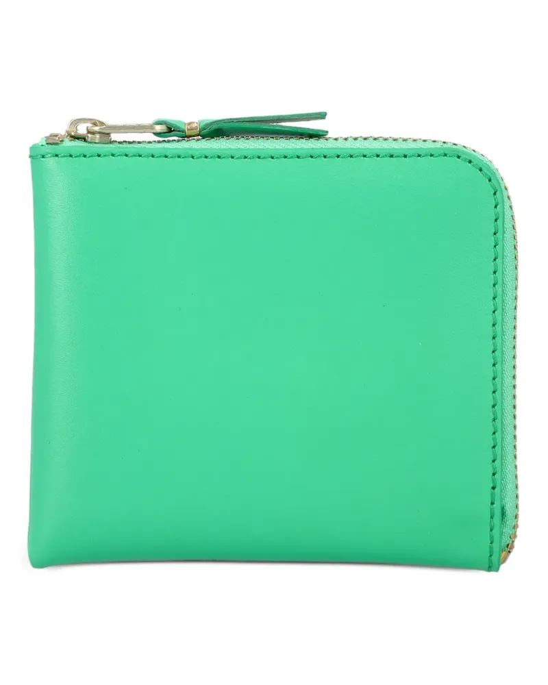 Comme des Garçons Kleines Portemonnaie mit Reißverschluss - Grün Grün