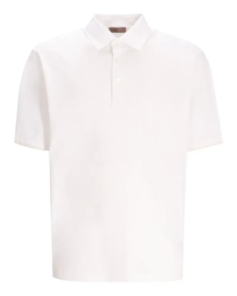 Herno Klassisches Poloshirt - Weiß Weiß