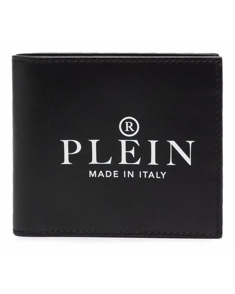 Philipp Plein Portemonnaie mit Logo-Print - Schwarz Schwarz