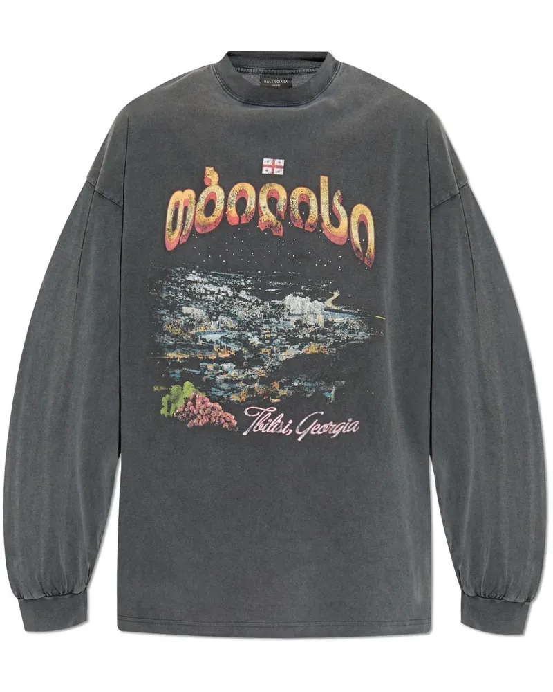 Balenciaga Tbilisi T-Shirt - Schwarz Schwarz