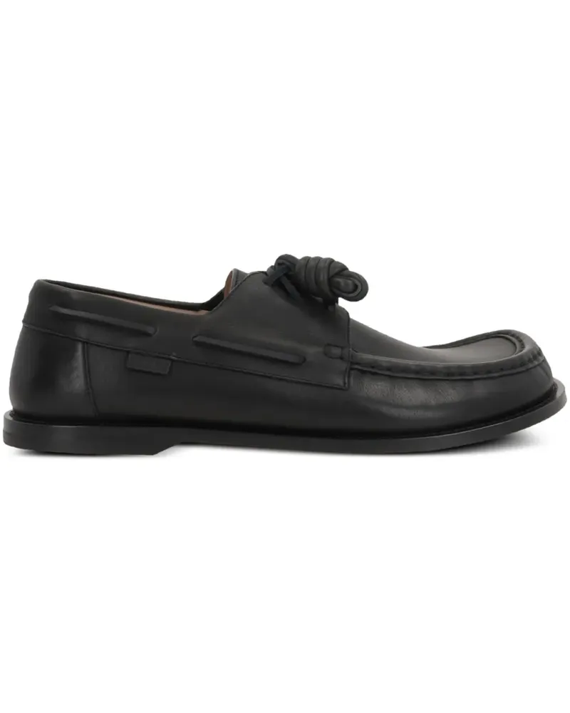 Loewe Campo Segelschuhe - Schwarz Schwarz