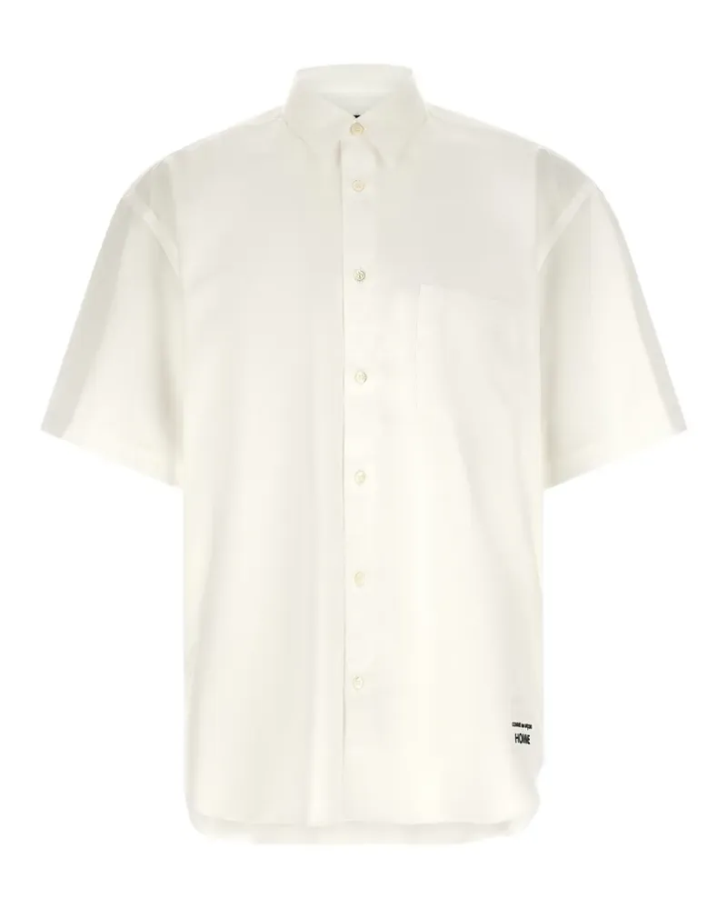 Comme des Garçons logo-detail short-sleeve shirt - Weiß Weiß