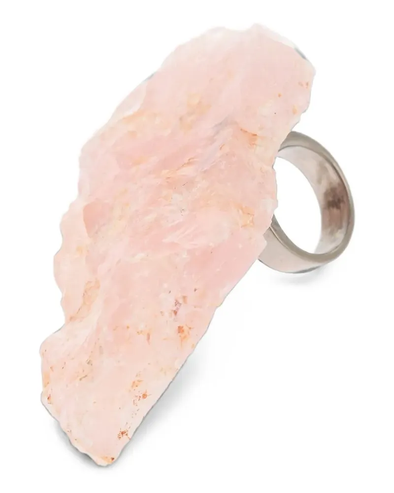 Dsquared2 rose quartz ring - Silber Silber