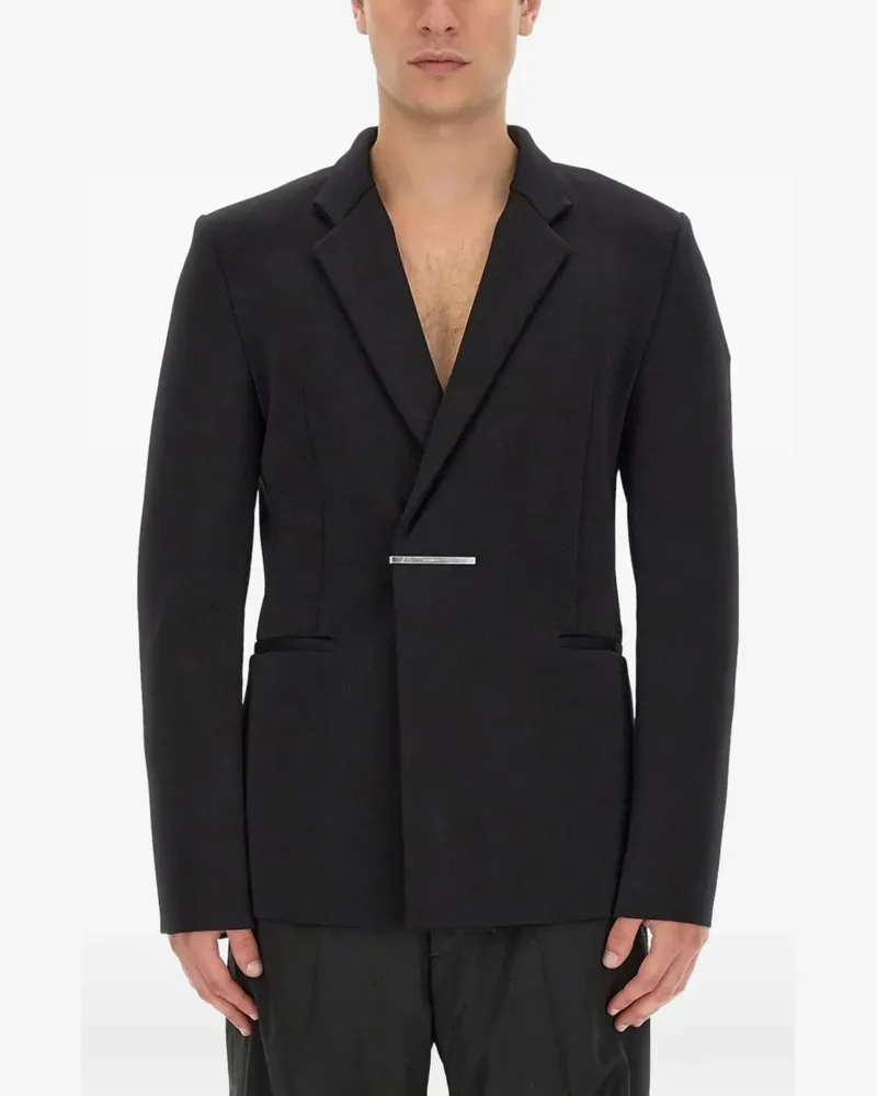 Givenchy Gestrickte Jacke mit U-Lock - Schwarz Schwarz