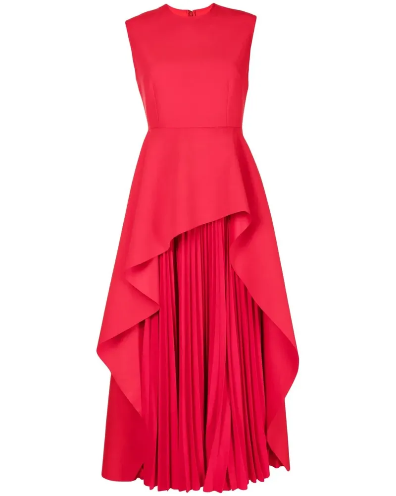 Solace London Ausgestelltes Midikleid - Rot Rot