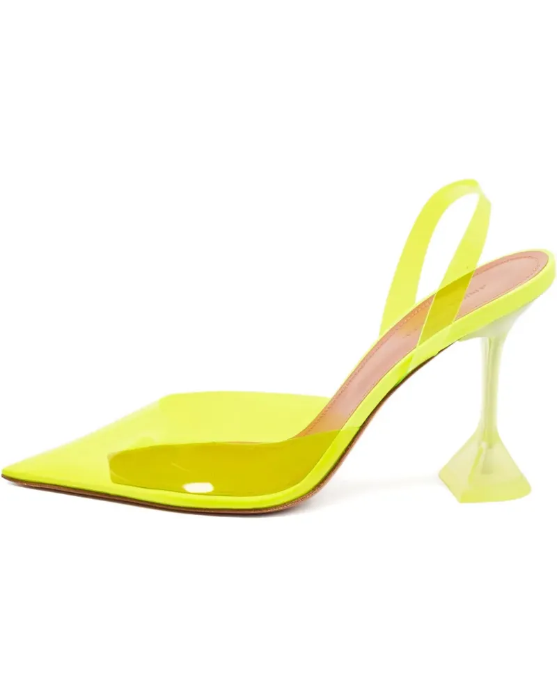 Amina Muaddi Pre-owned Holli Glass Pumps 105mm - Gelb Gelb