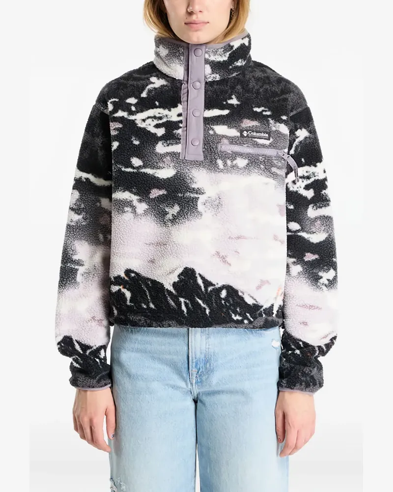 Columbia Sportswear Company Helvetia™ II Cropped-Pullover mit Print - Schwarz Schwarz