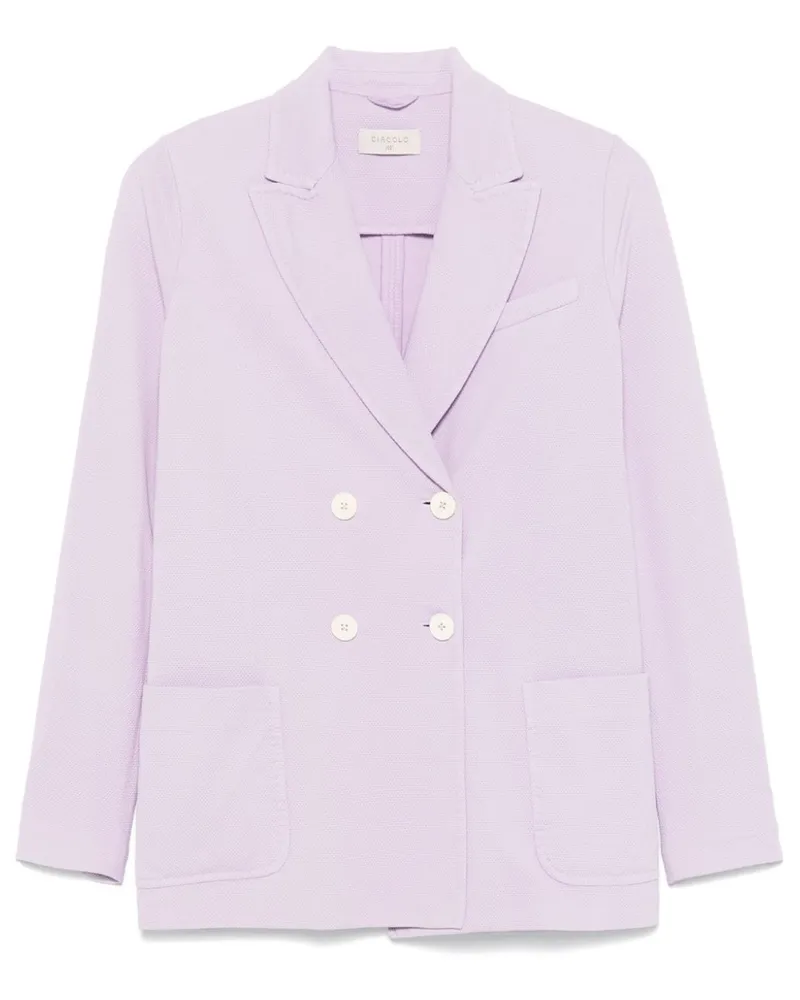 CIRCOLO 1901 Doppelreihiger Blazer - Violett Violett