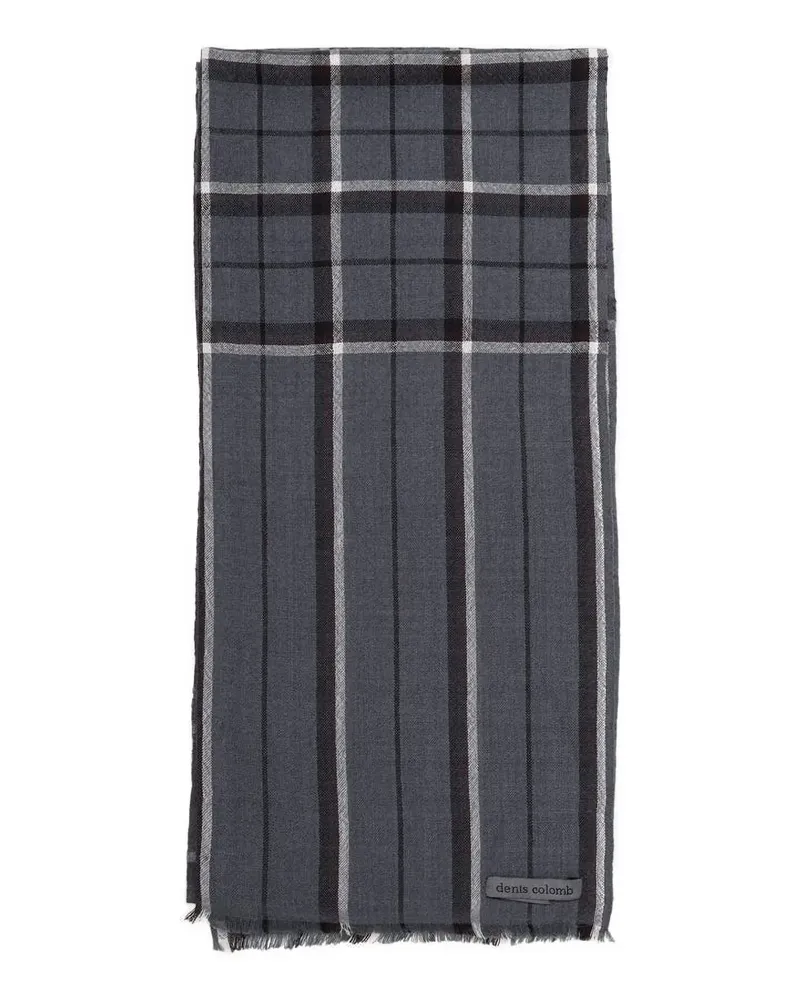 Denis Colomb plaid kita scarf - Grau Grau