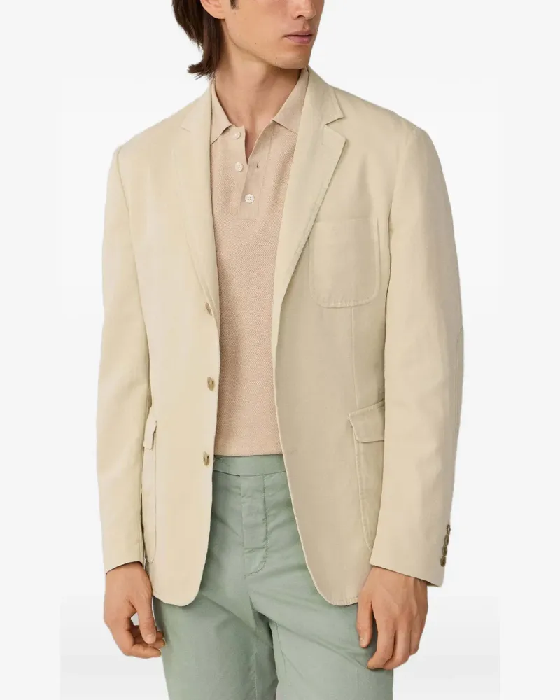 Hackett Sakko mit aufgesetzten Taschen - Nude Nude