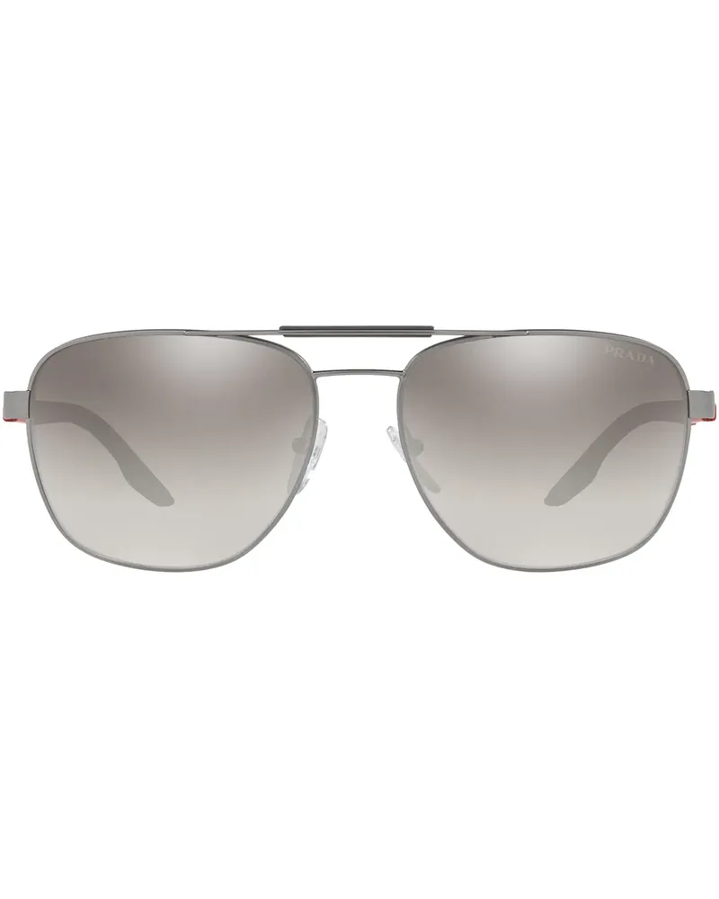 Prada Getönte Pilotenbrille - Grau Grau