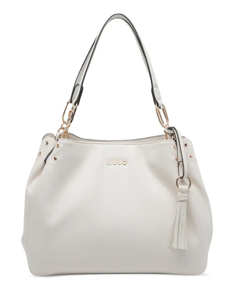 Liu Jo Schultertasche mit Logo - Weiß Weiß