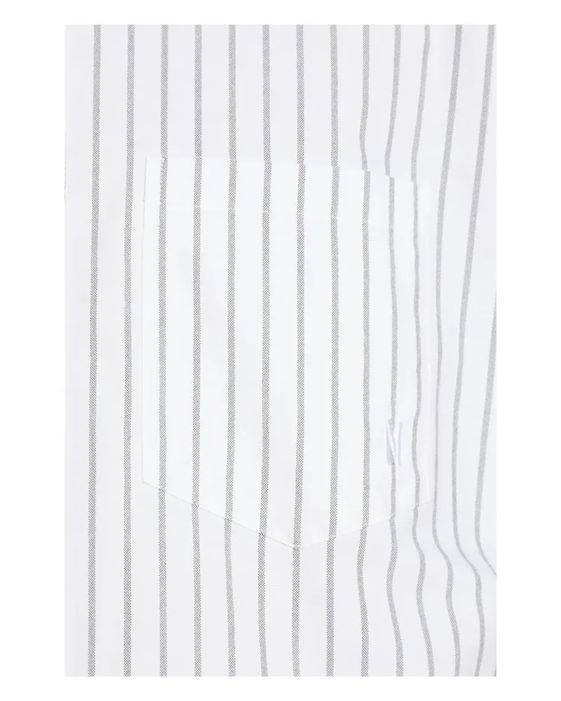 Norse Projects striped short-sleeve shirt - Weiß Weiß