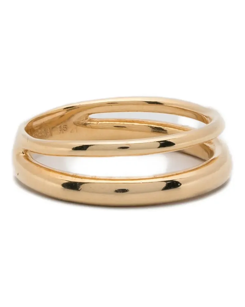Fersera double-band ring - Gold Gold