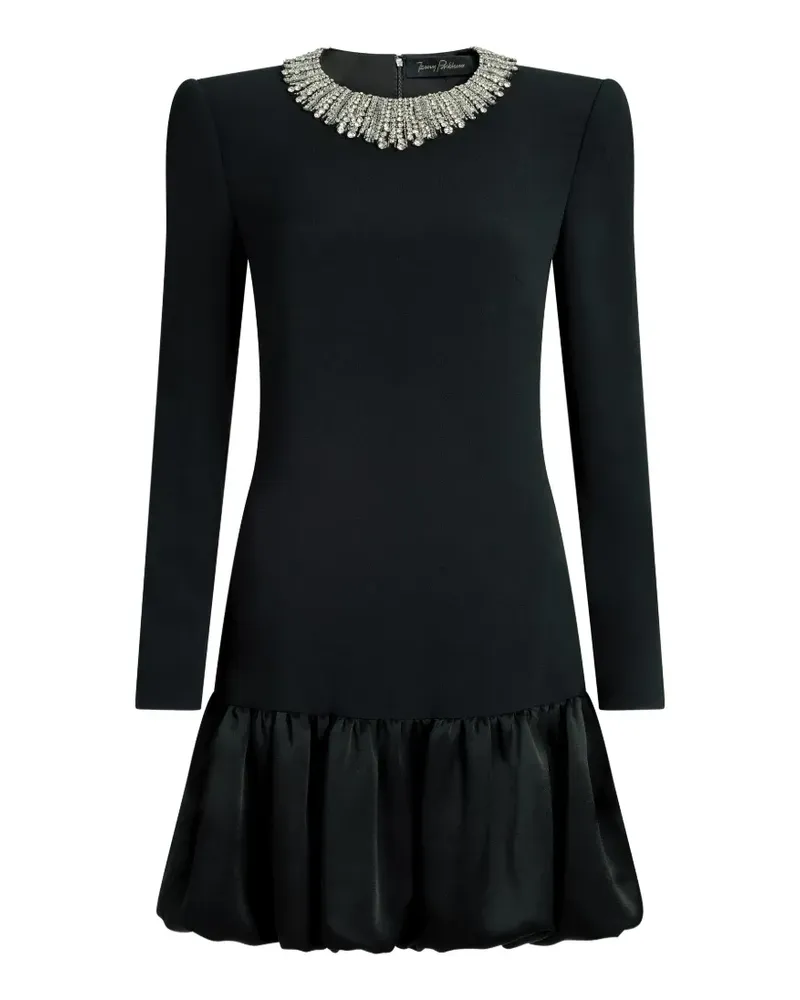 Jenny Packham Countessa Kleid mit Puffsaum - Schwarz Schwarz