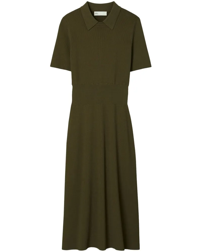Tory Burch Kleid mit kurzen Ärmeln - Grün Grün